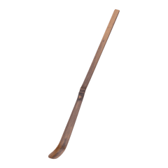 Patina stained bamboo tea ladle by Ippodo Tea