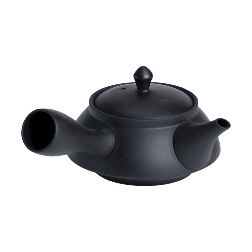 Ippodo Tea - Left-Handed Black Kyusu Teapot (Tokoname-yaki) – 8 oz