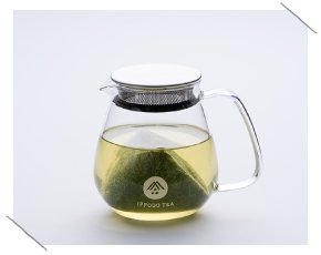 Glass teapot - Plenty of space for teabags.
