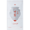 White simple traditional packaging bag with Japanese characters for Ippodo Tea Co. top-recommended Kanro gyokuro
