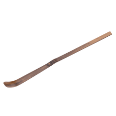 Patina stained bamboo tea ladle by Ippodo Tea