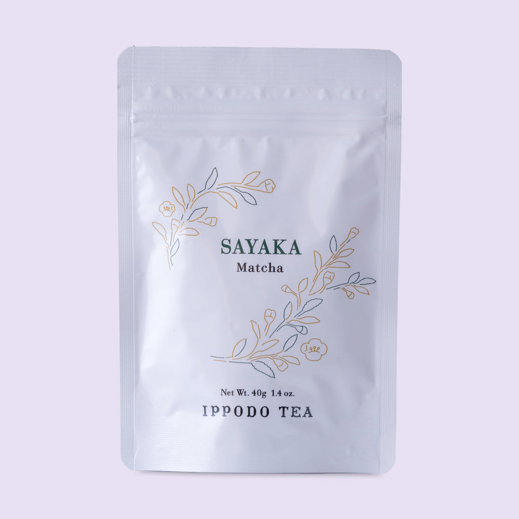 【一保堂茶舗】 宇治抹茶 「明の昔sayaka Matcha 40g 缶」 Sayaka Matcha (40g Bag) | Ippodo Tea