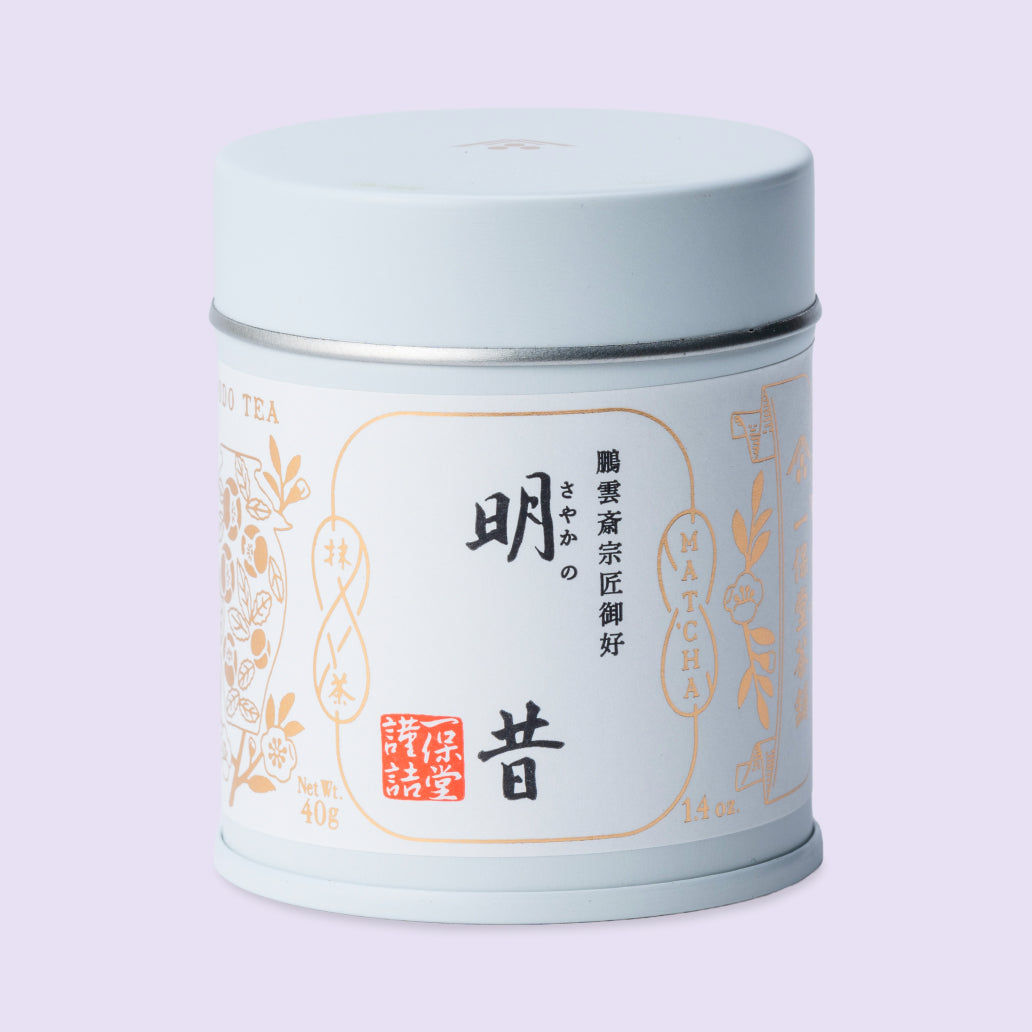 【一保堂茶舗】宇治抹茶「明の昔sayaka Matcha 40gx3缶セット」 ippodo-tea-matcha-sayaka-40g-