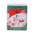 Product shot of Ippodo Tea Koma-Mukashi (New Year's Matcha 2026) in a green and red 20g box featuring graphic of a horse.