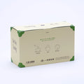 Back of a cream Ippodo gyokuro tea bag box with brewing instructions, barcode, and green corner accents on a plain white background. - thumbnail 3