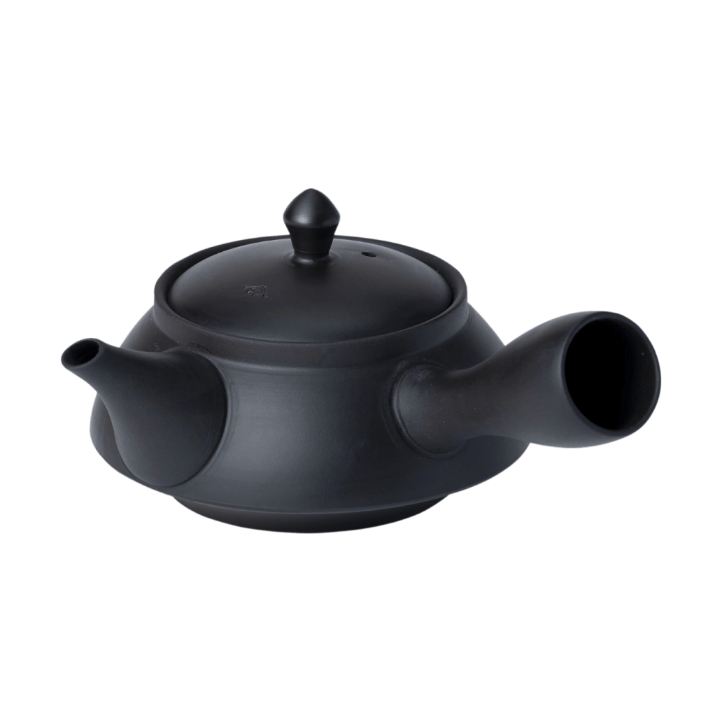 Ippodo Tea Black Kyusu Teapot (Tokoname-yaki) – 8 oz