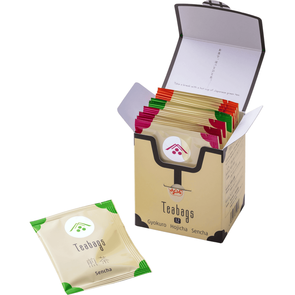 Teabag Assortment - 12 Bags - Gyokuro, Sencha, Hojicha - Ippodo Tea