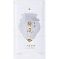 White simple traditional packaging bag with Japanese characters for Ippodo Tea Co. Rimpo gyokuro green tea