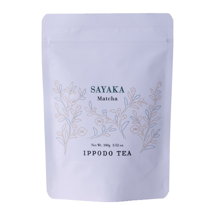 Ippodo Tea - Sayaka Matcha (100g Bag) - For Usucha, Koicha and Lattes - Rich & Smooth - Kyoto Since 1717