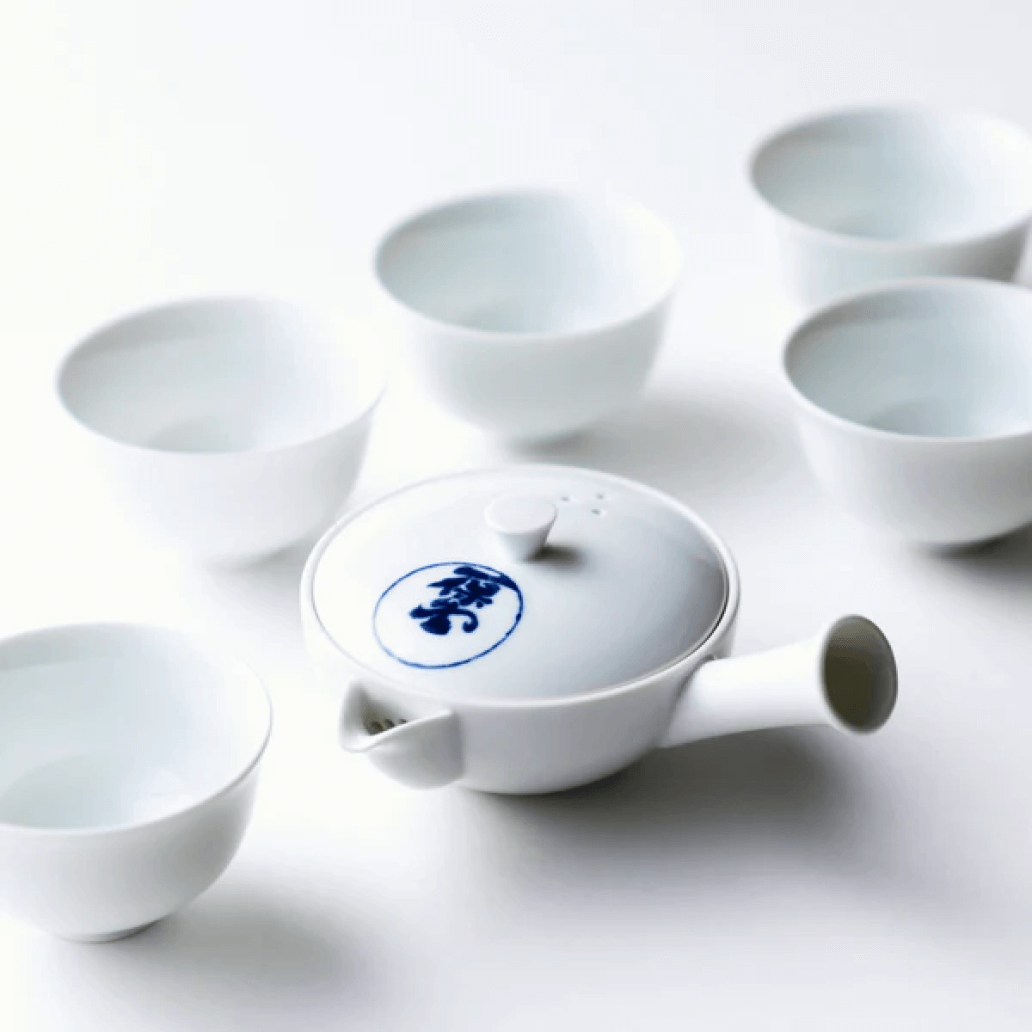 TOKO HF White Limited Edition 3個セット Porcelain Tea Set (Hasami-yaki) | Ippodo Tea