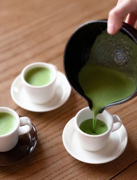 Ippodo Tea - How to Make Foamy, Creamy Matcha with a chasen (whisking the matcha powder)