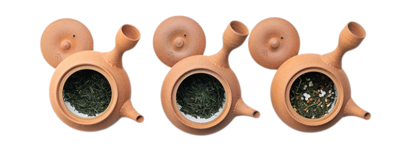 Yakishime Kyusu - Recommended for sencha, gyokuro, and bancha alike.