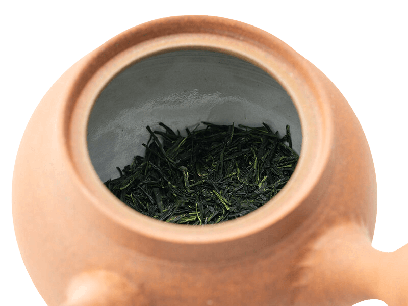 Yakishime Kyusu - Easily inspect tea leaves in between infusions.